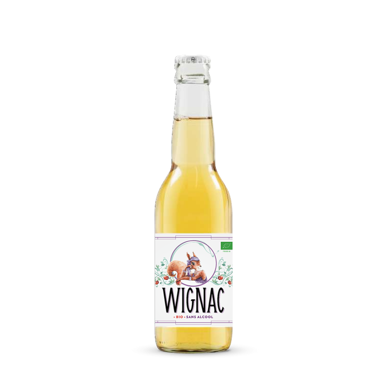 Cidre de Pommes Wignac Lady Squirrel Bio 0,0% (Doos 12 x 33cl)