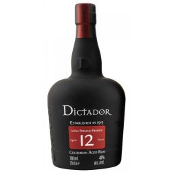 Dictador 12 ans - 40% vol - 70cl