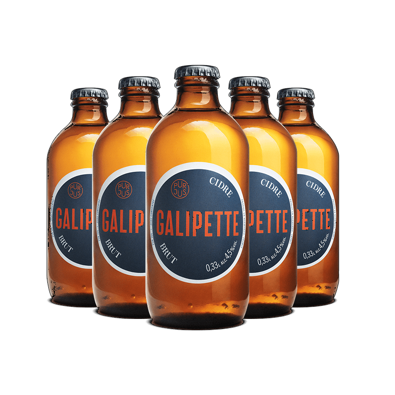 Galipette Cidre Brut 4,5% (Doos 24 x 33cl)