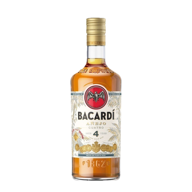Bacardi 4 ans 40% vol 70cl