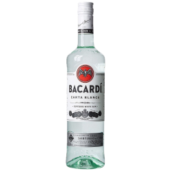 Bacardi Carta Blanca 37,5% vol 1L