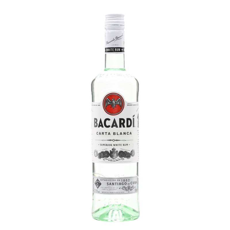 Bacardi Carta blanca 37,5% vol 70cl