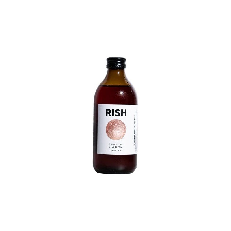 Rish kombucha - Hibiscus BIO (12 x 33cl)