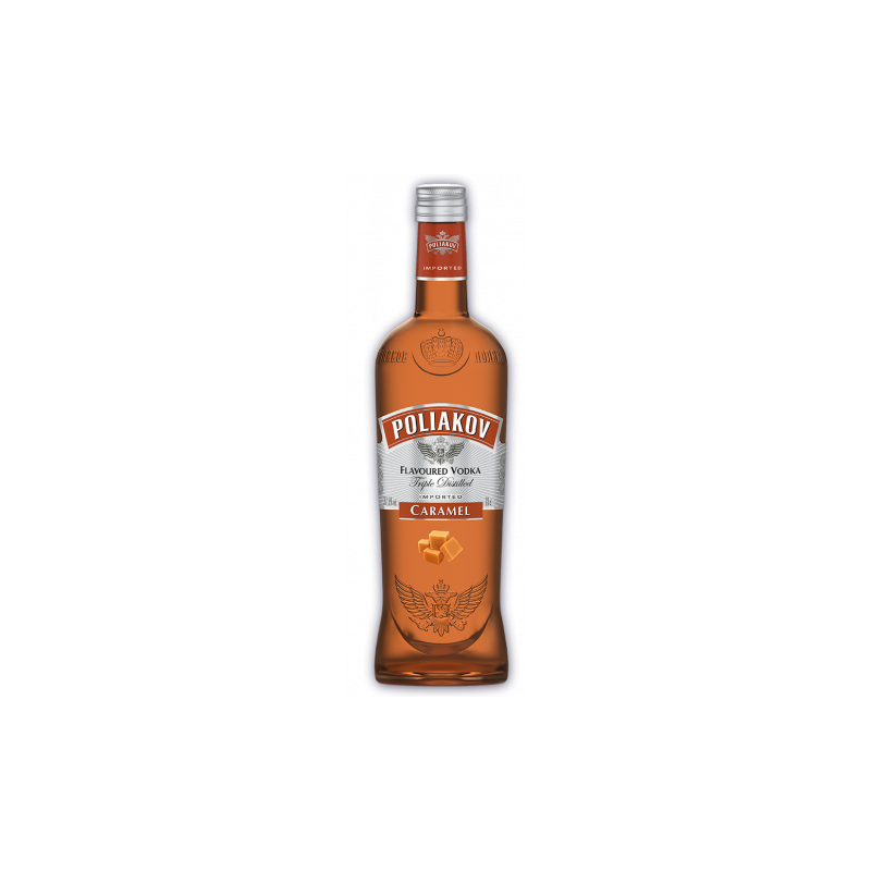 Poliakov Caramel Vodka 37,50% - 70 cl