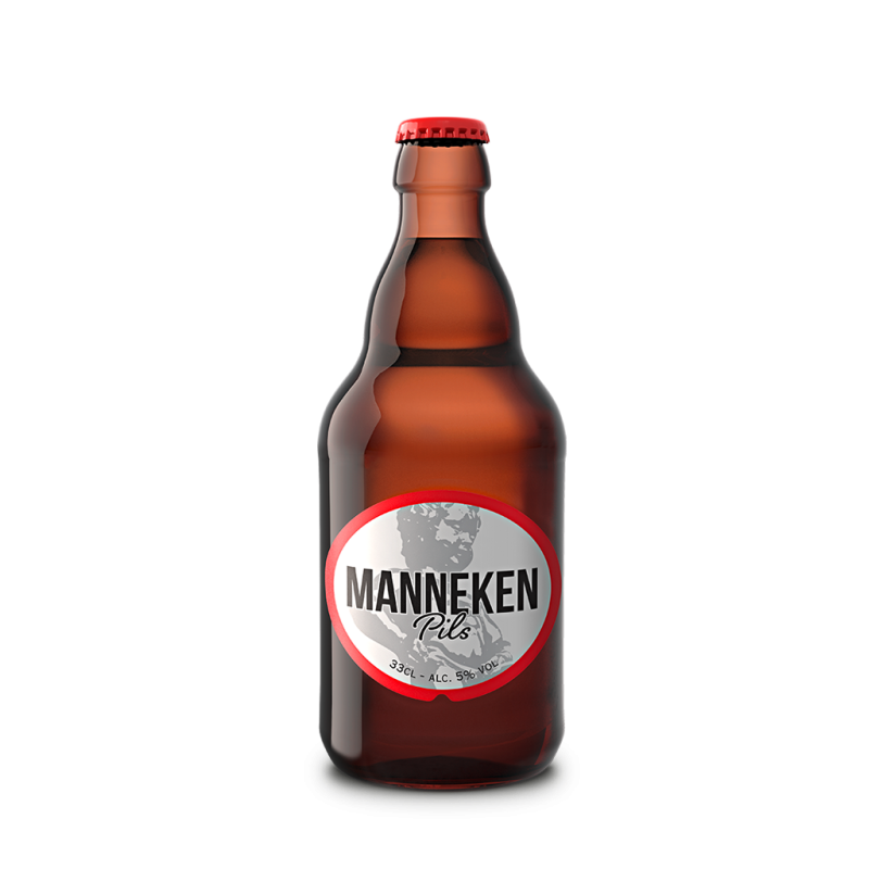 Manneken Pils - Lefebvre 5% (Casier de 12 x 33cl)