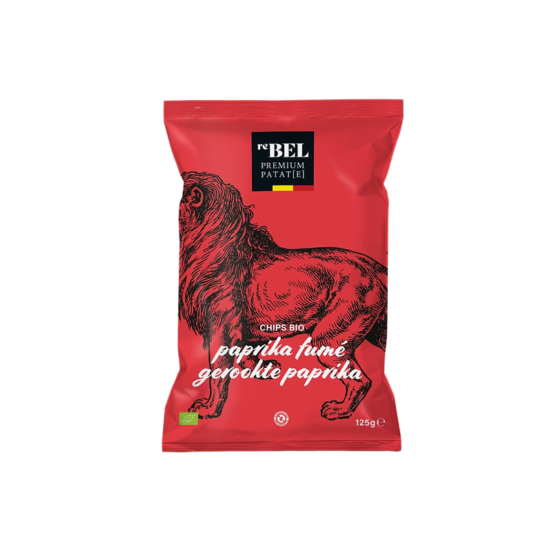 ReBel Chips Paprika fumé 10x125g BIO