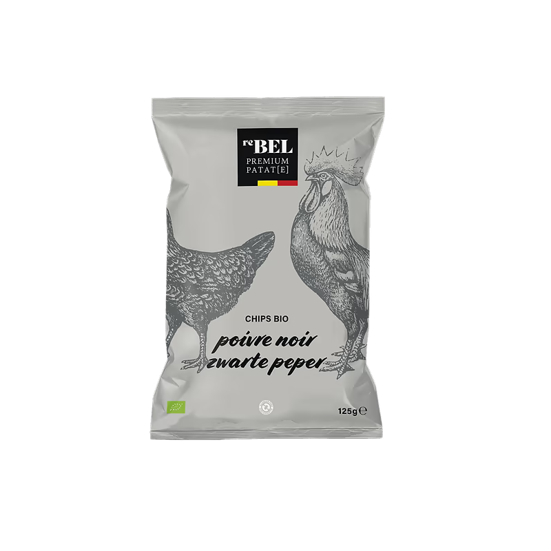ReBel Chips Poivre noir 10x125g BIO