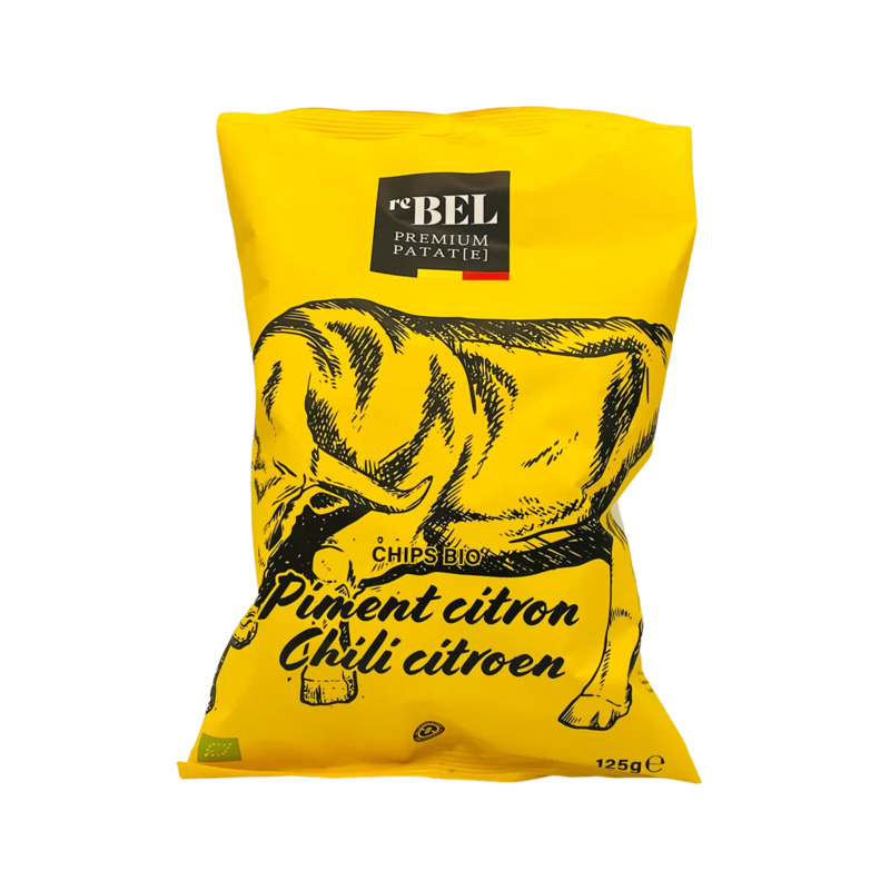 ReBel Chips Piment Citron 10x125g BIO