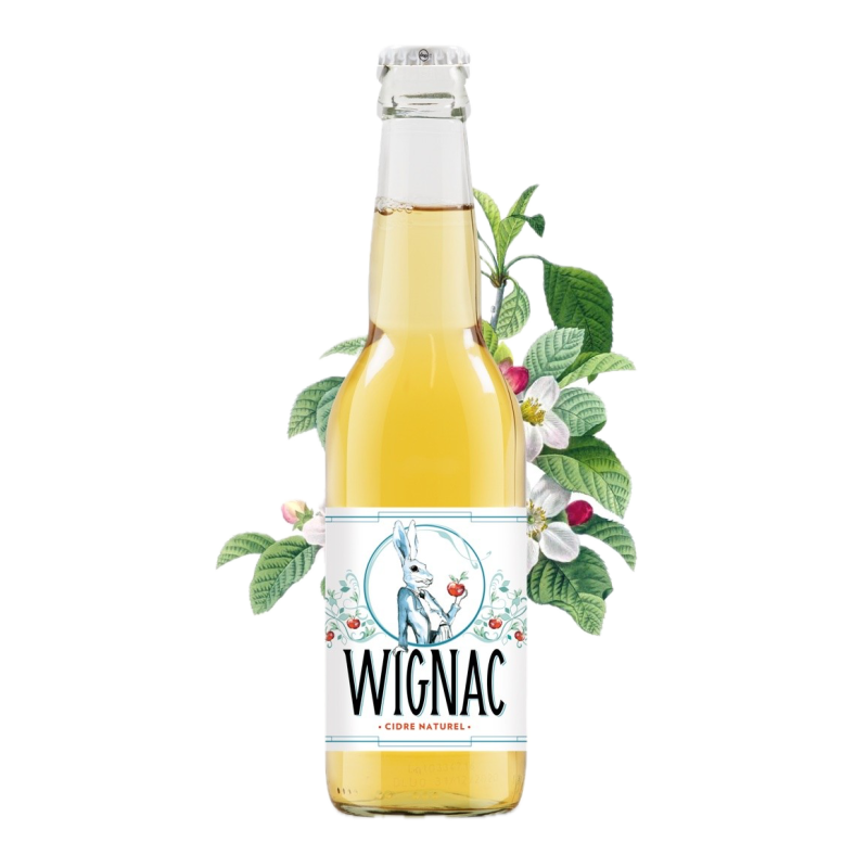 Cidre de Pommes Wignac Le Lièvre Bio 4,5% (Caisse de 12 x 33cl)