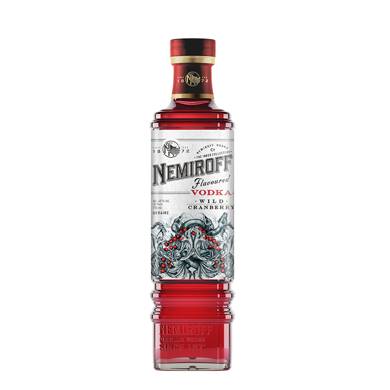 Nemiroff Vodka Wild Cranberry - 40% vol - 70cl