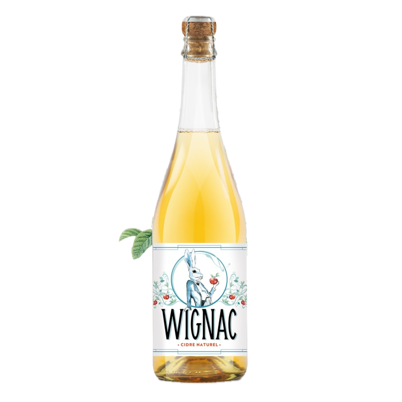 Cidre de Pommes Wignac Le Lièvre Bio 4,5% (Caisse de 6 x 75cl)