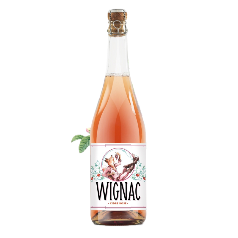 Cidre de Pommes Wignac Rose Le Goupil Bio 4,5% (Caisse de 6 x 75cl)