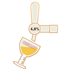 Chimay trappiste Dorée 4,8° (Fût de 20L)