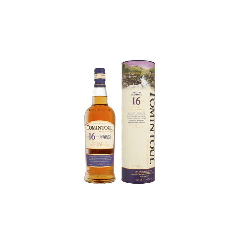 Tomintoul 16 Years Whisky 40% vol 70cl