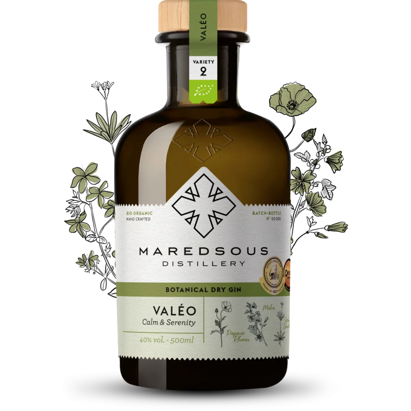 Maredsous Valéo Bio Gin - 40% vol 50cl