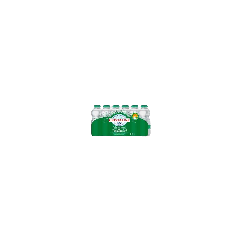 Cristaline eau pétillante (24 x 50cl PET)