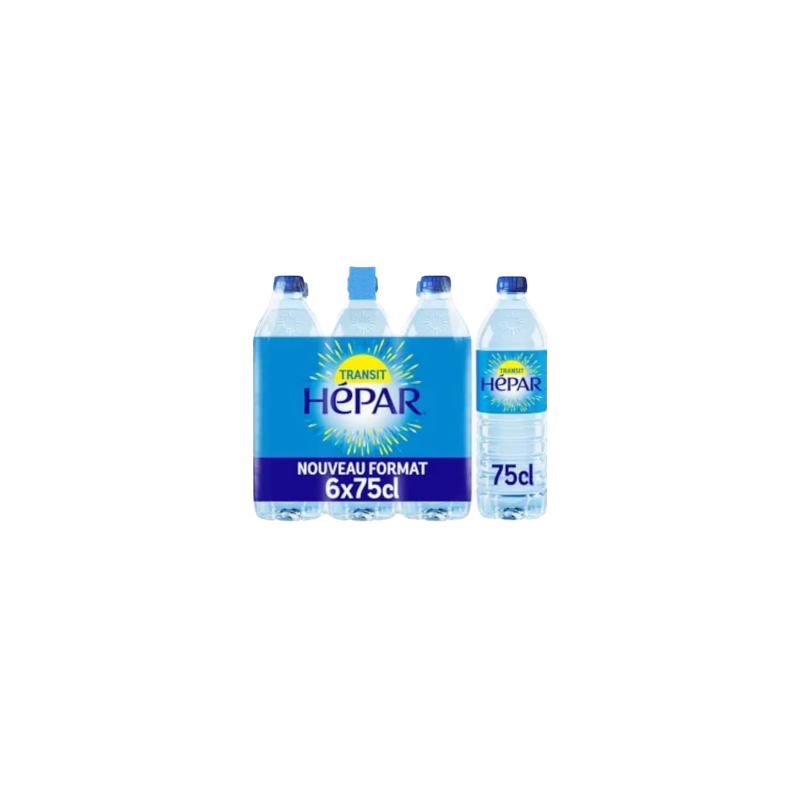 Hepar eau minérale naturelle (6 x 75cl PET)