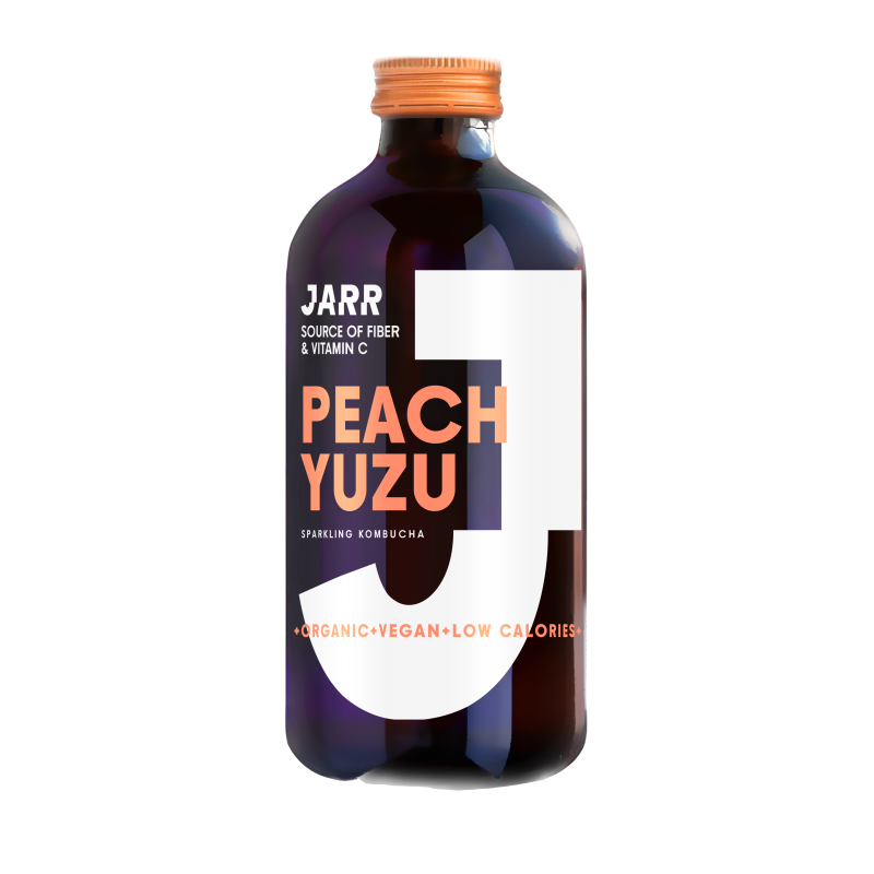 Jarr Kombucha Peach Yuzu Bio (12 x 33cl)
