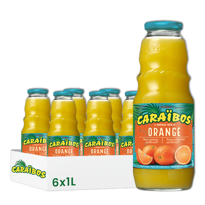 Caraibos Orange (6x1L)