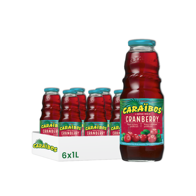 Caraibos Cranberry (6x1L)