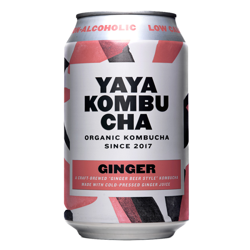 Yaya Kombucha - Ginger - (12 x 33cl Canettes)