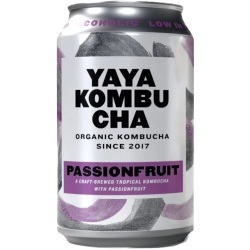 Yaya Kombucha - Passion Fruit - (12 x 33cl Canettes)