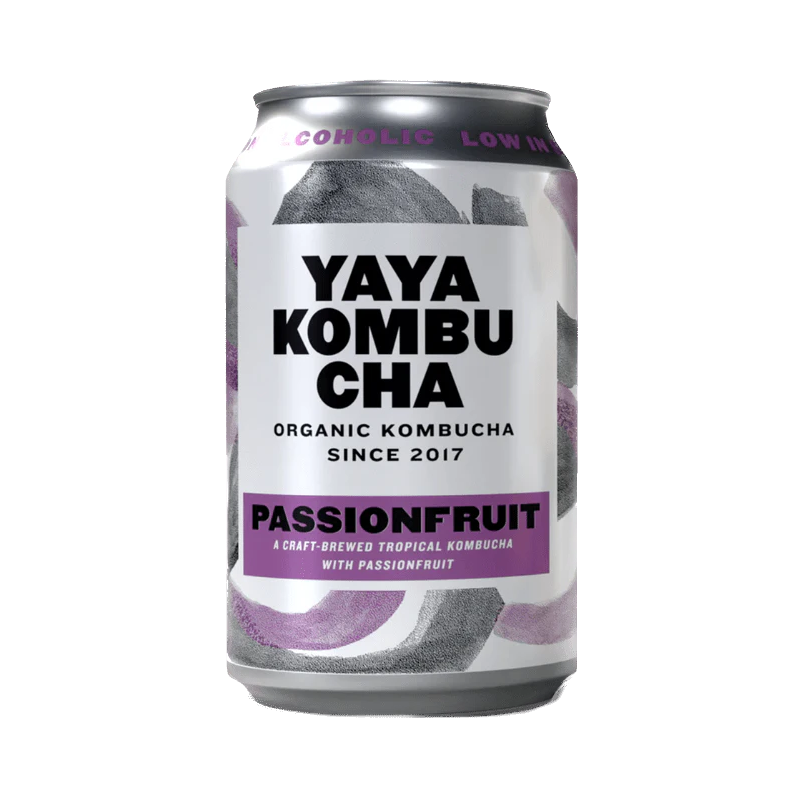 Yaya Kombucha - Passion Fruit - (12 x 33cl blik)