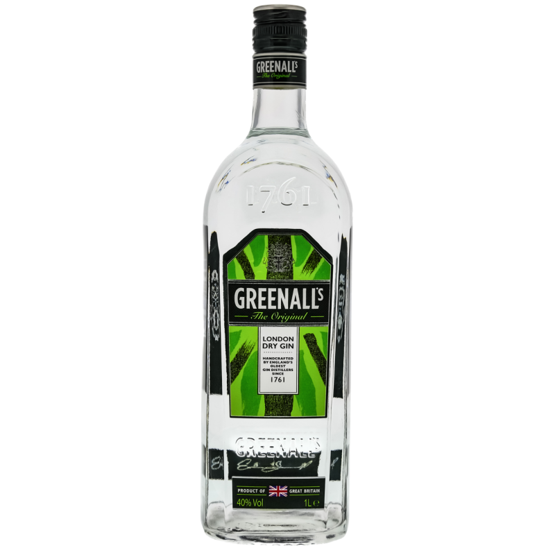 Greenall's London Dry Gin  - 37.5% vol 1L