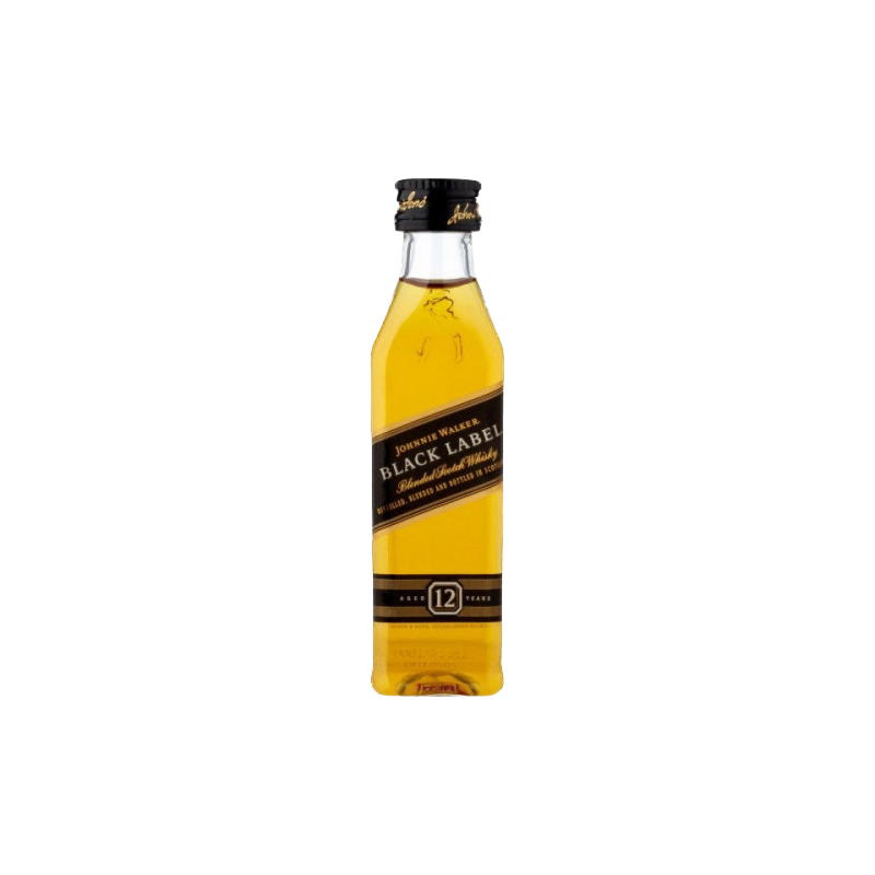 Johnnie Walker Black Label Whisky MINI - 40% vol 5cl