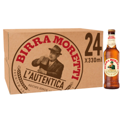 Birra Moretti 4,6% (24 x 33cl one way)