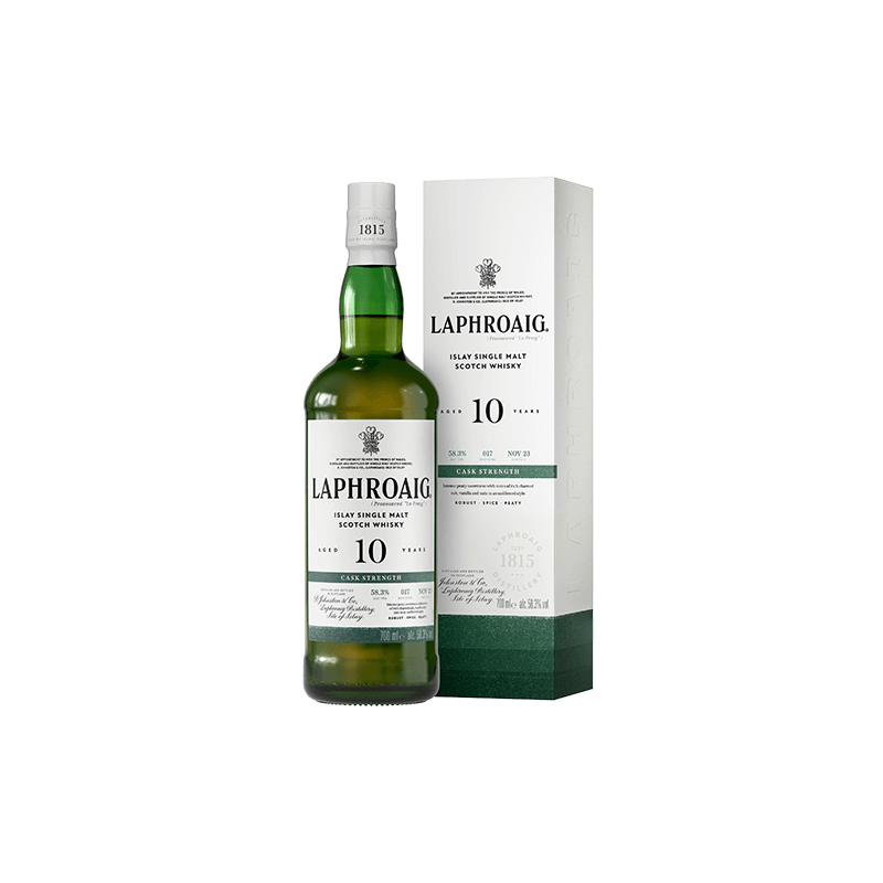 Laphroaig 10 Years Cask Strength - 58,3% vol - 70cl