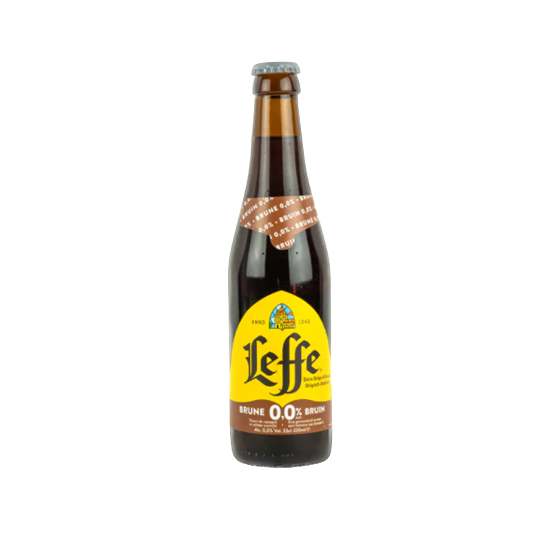 Leffe brune 0.0% (Bak 24 x 33cl)