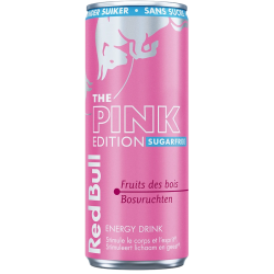 Red Bull Pink Sans Sucre (24 x 25cl blik)