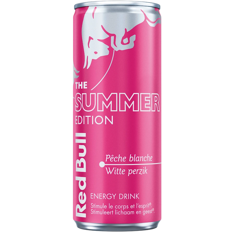 Red Bull White Peach (24 x 25cl blik)