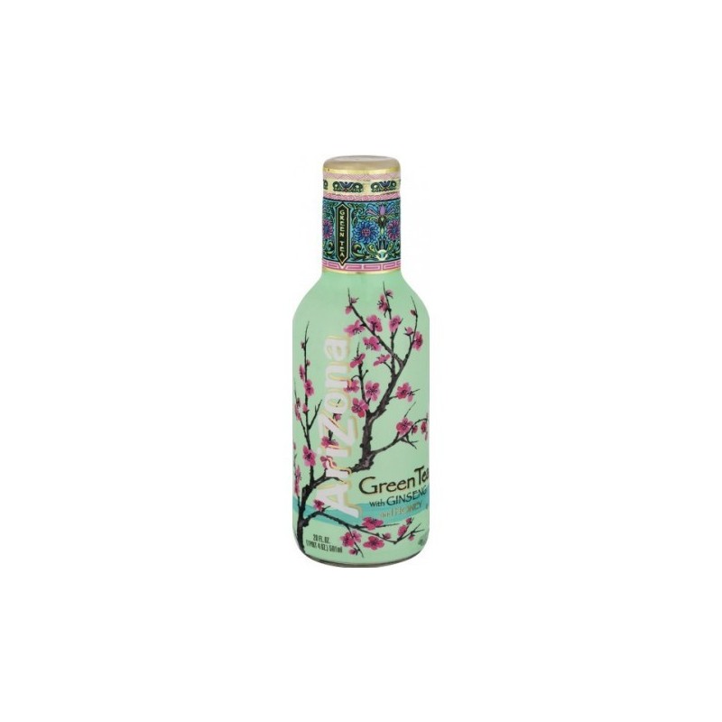 AriZona Green Tea Ginseng & Honey (6 x 50cl PET)