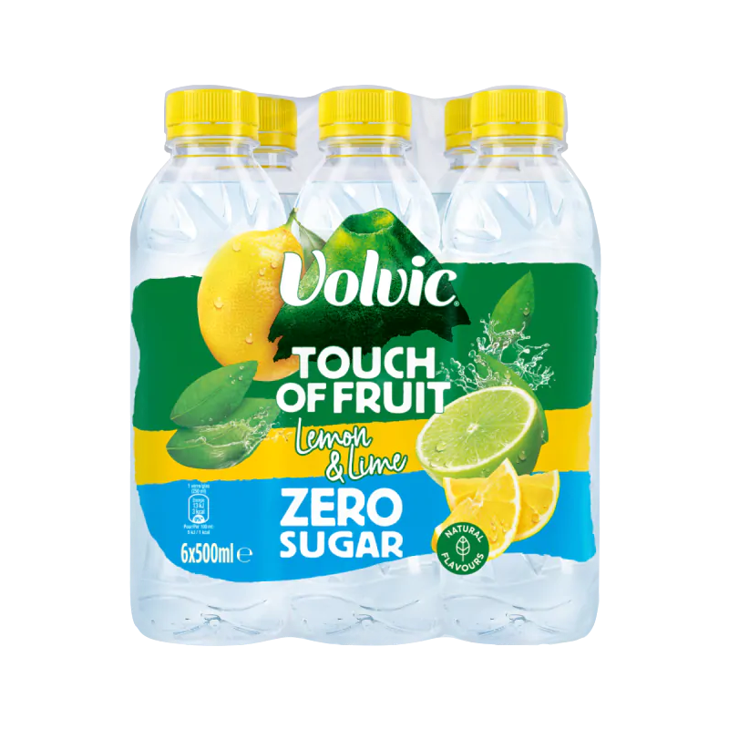 Volvic Touch of Lemon Lime (24 x 50cl PET)