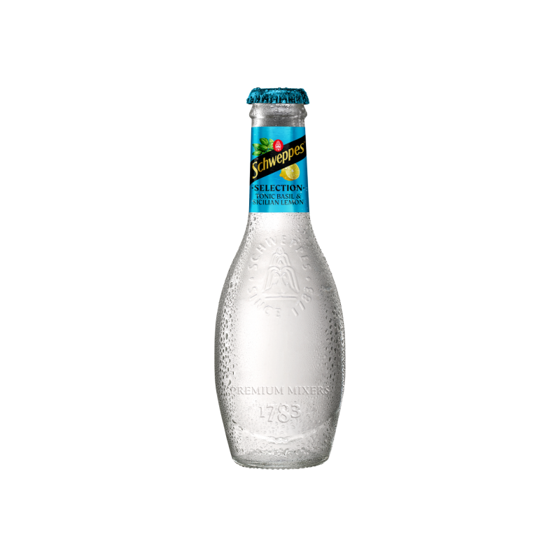 Schweppes - Tonic Basil & Sicilian Lemon 24 x 20cl vid. perdues