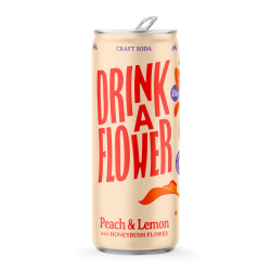 Nektar - Drink A Flower - Peach & Lemon (12 x 25cl blik)