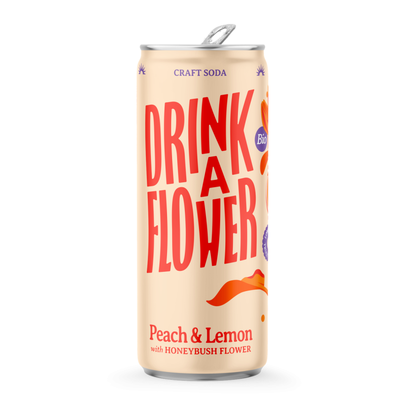 Nektar - Drink A Flower - Peach & Lemon (12 x 25cl Canettes)