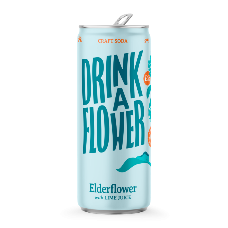 Nektar - Drink A Flower - Elderflower (12 x 25cl Canettes)