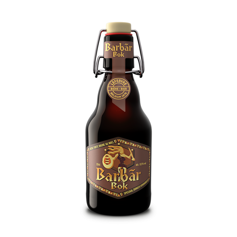 Barbar Bok - Brune au Miel 8,5% (Casier de 20 x 33cl)