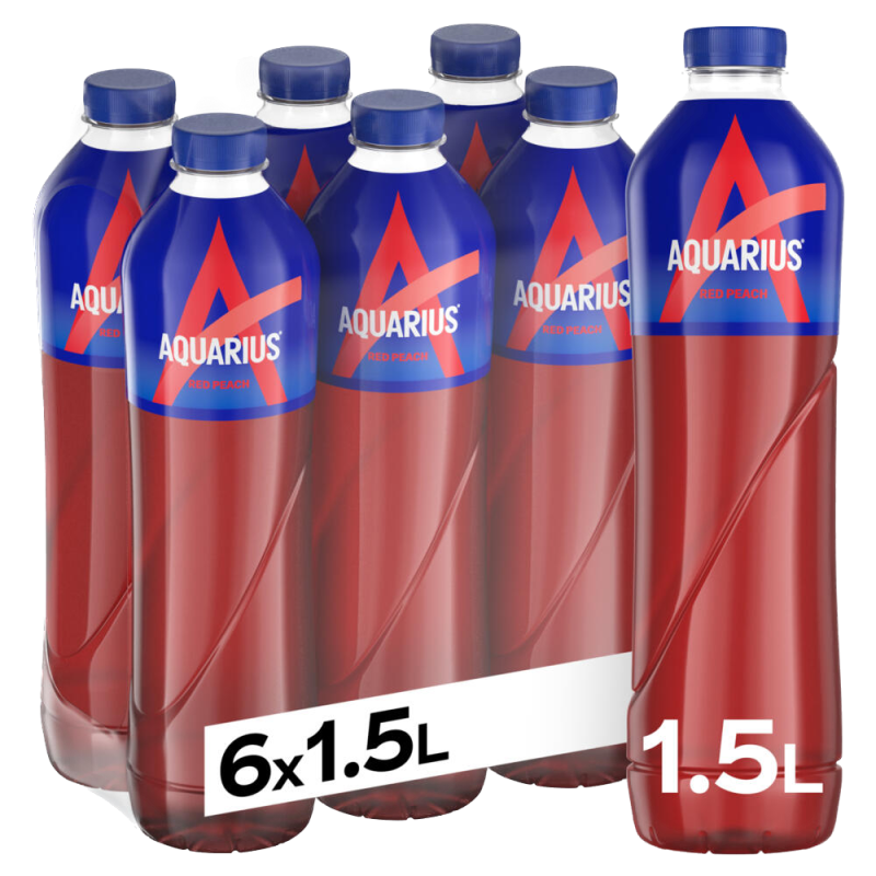 Aquarius Red Peach (6 x 1,5L PET)