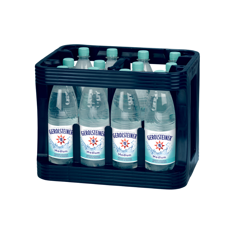 Gerolsteiner Medium (12 x 1L PET)