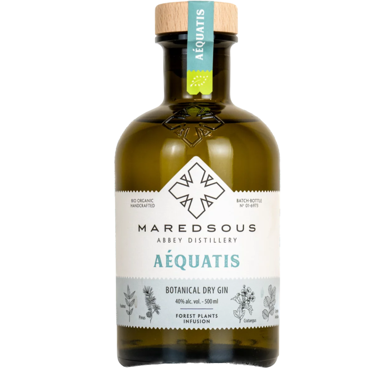 Maredsous Aéquatis Bio Gin - 40% vol 1L