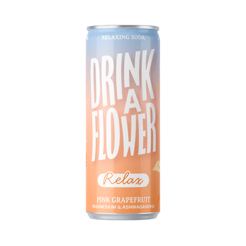Nektar - Drink A Flower RELAX - Pink Grapefruit (12 x 25cl blik)