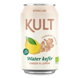 Kult kefir Ginger & Lemon (12 x 33cl blik)