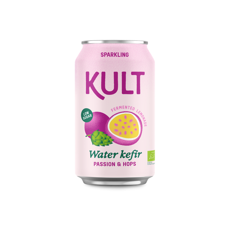 Kult kefir Passion & Hops (12 x 33cl Canettes)