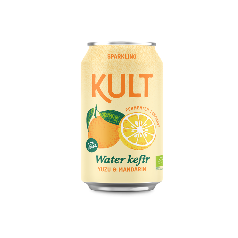 Kult kefir Yuzu & Mandarin (12 x 33cl blik)