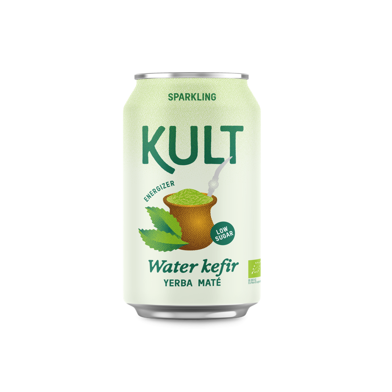 Kult kefir Maté (12 x 33cl Canettes)