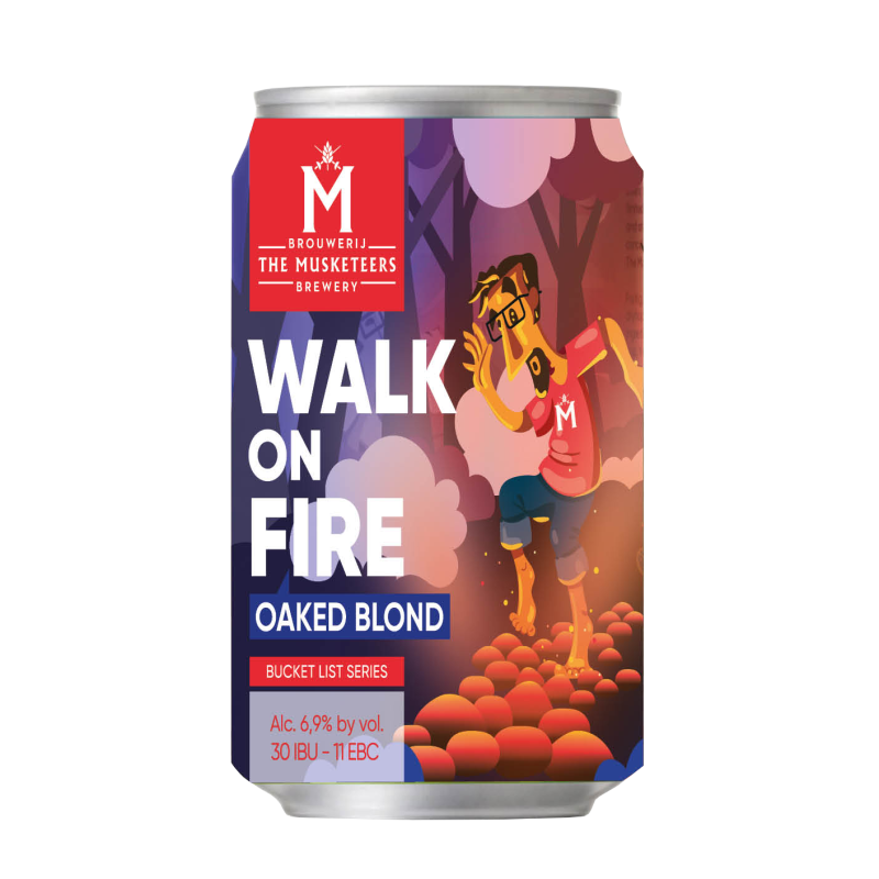 Walk On Fire 6.9% - Musketeers (24 x 33cl canettes)